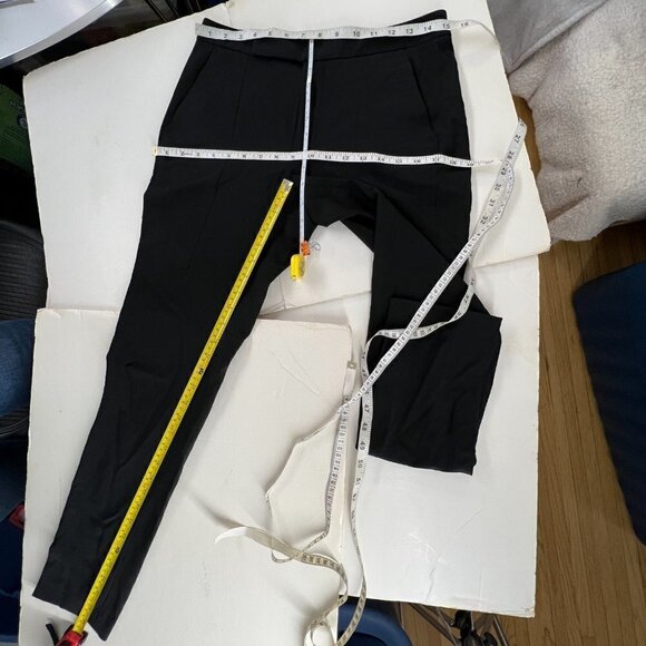 Alexander Wang Wool Blend Hook Bar Closure Black Tailored Trousers Pants‎  Sz 6 - Picture 13 of 13